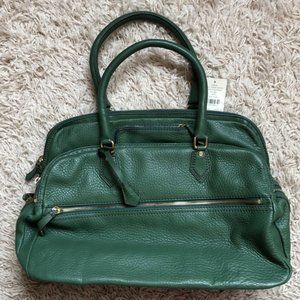 NWT Cole Haan pebbled leather small travel duffel